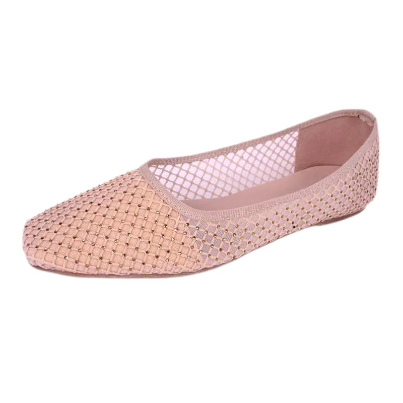 Γυναικεία Διχτυωτά Square Ballerina Shoes